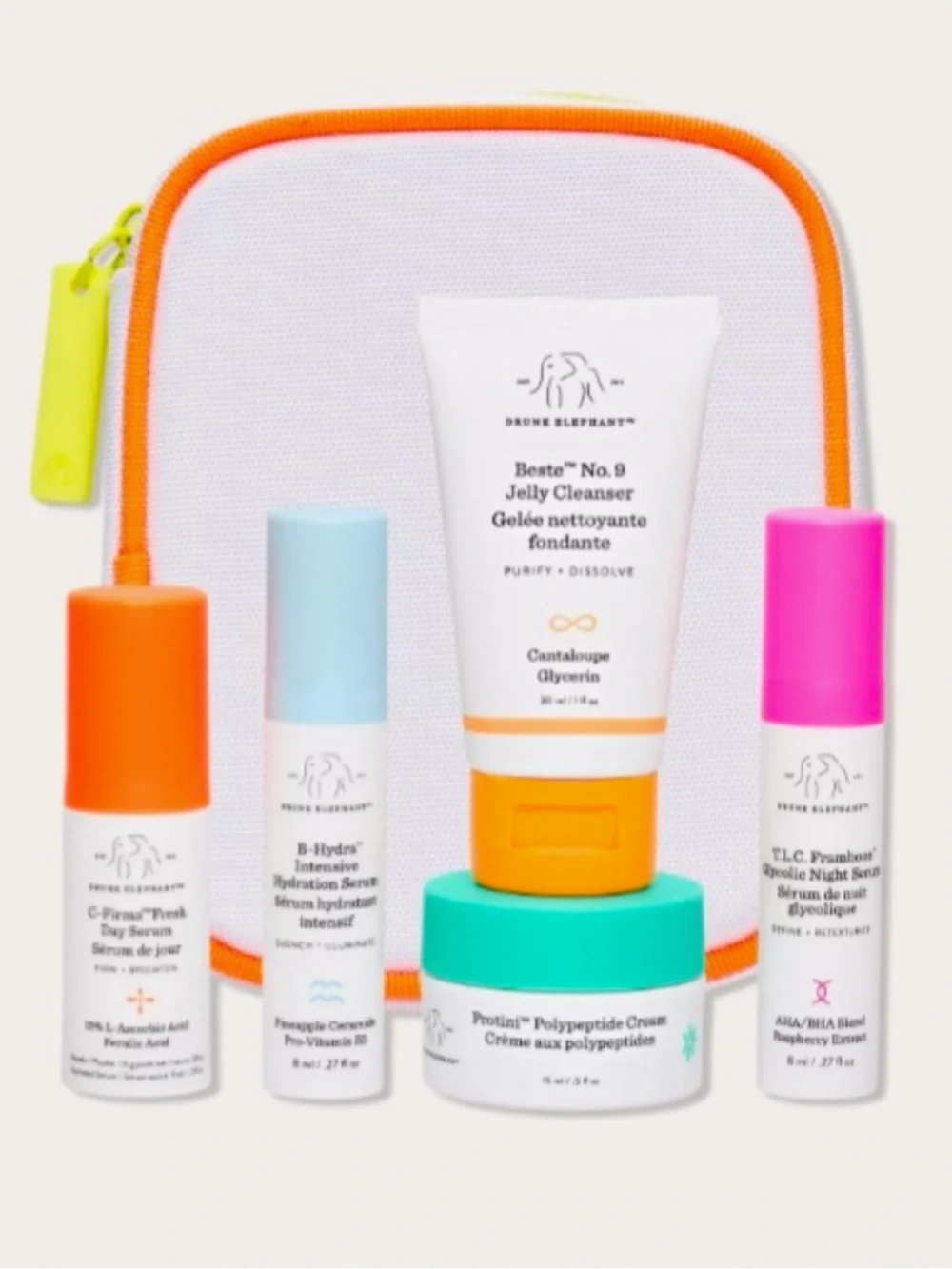 DRUNK ELEPHANT THE LITTLES TRAVEL SKINCARE SET
